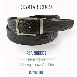 Cinturón Reversible D&L 500007