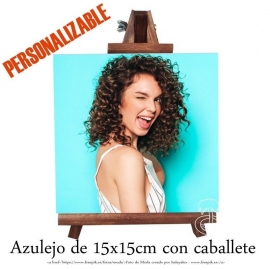 Azulejo Personalizable 15X15 C/caballete