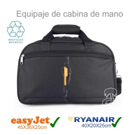 Equipaje de cabina easyJet y Ryanair Negro
